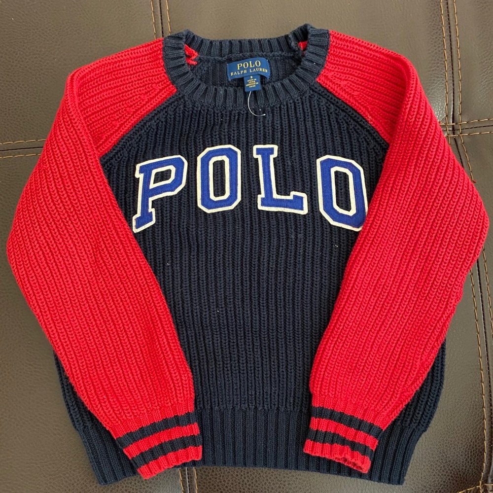 SOLD - Ralph Lauren Polo Knit Sweater - sz 5